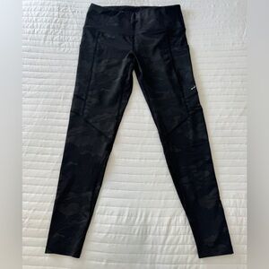 Virus Charcoal Athletic Leggings